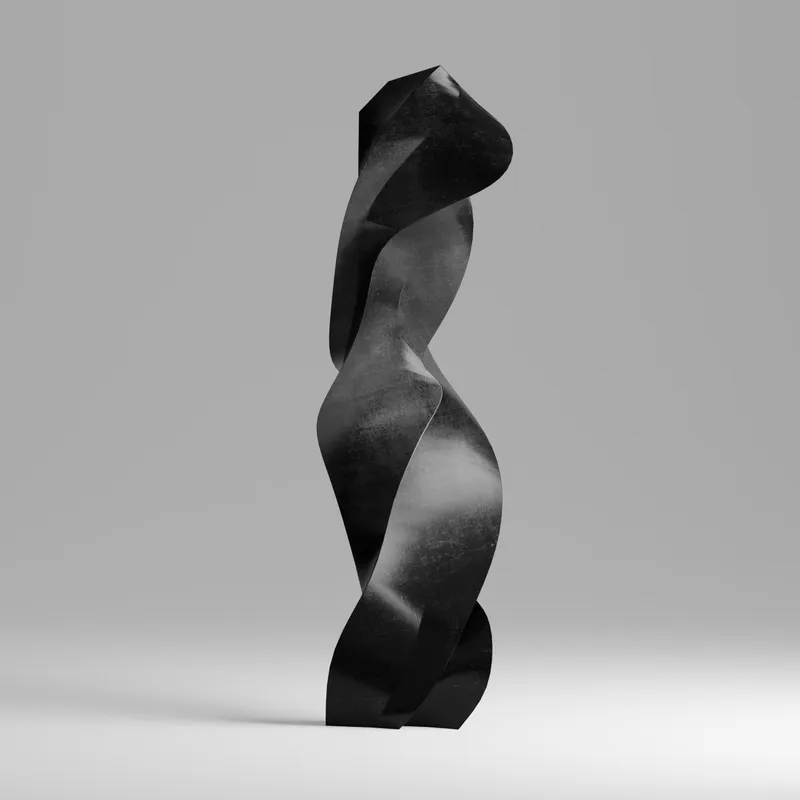Steel Sculpture Twisted