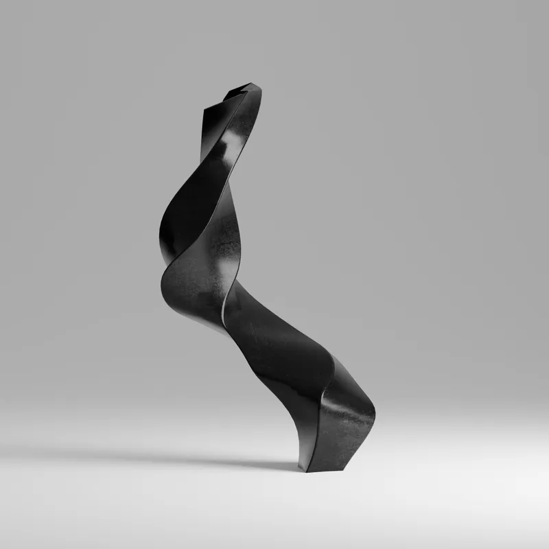 Steel Sculpture Twisted