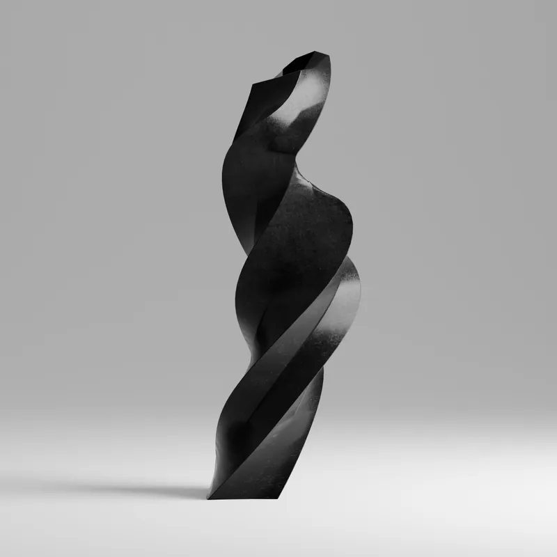 Steel Sculpture Twisted